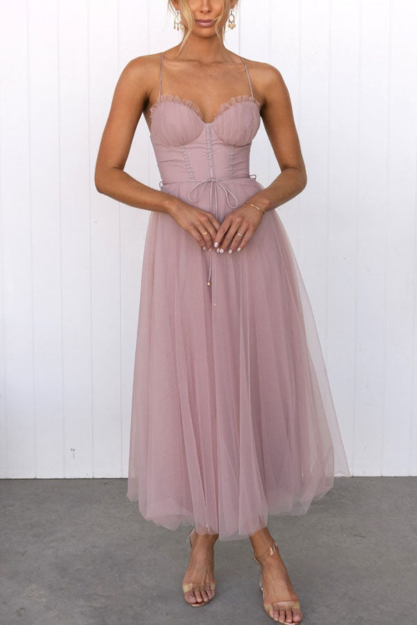 Elsie | Women’s Elegant Flowy Maxi Dress with Sleeveless Design and Lightweight Chiffon
