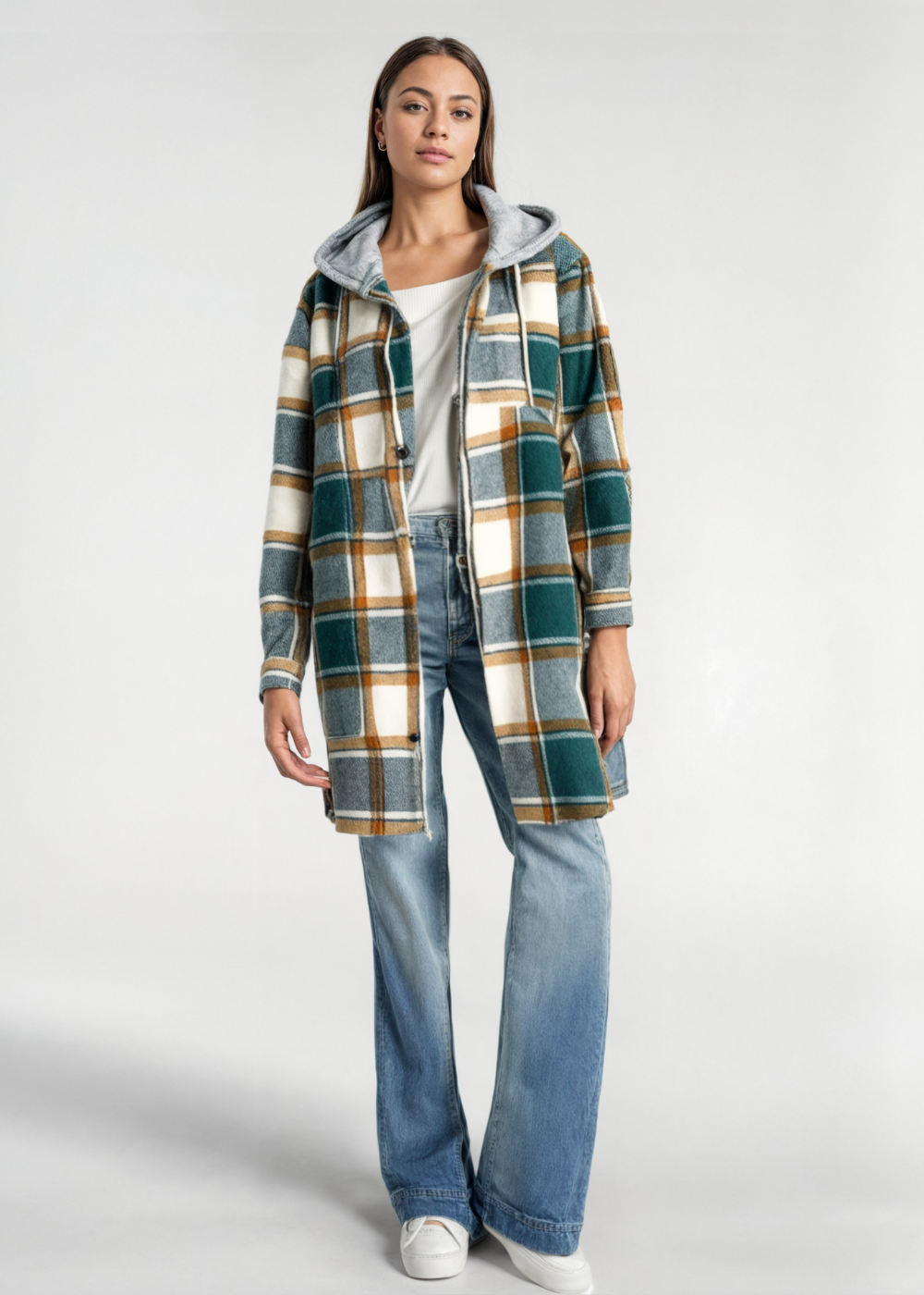 Evelyn | Hooded Coat