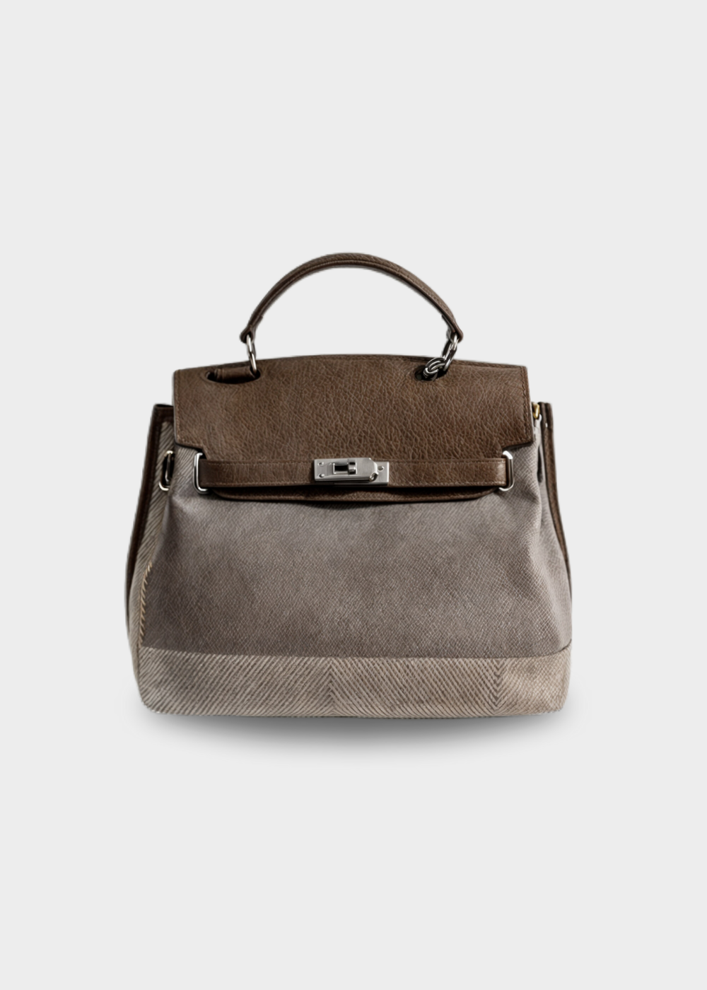 Caitlin | Cowhide Canvas Bag