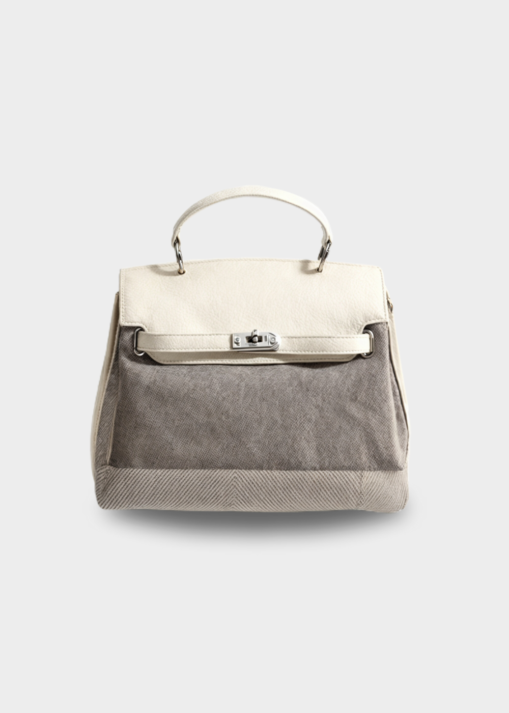 Caitlin | Cowhide Canvas Bag
