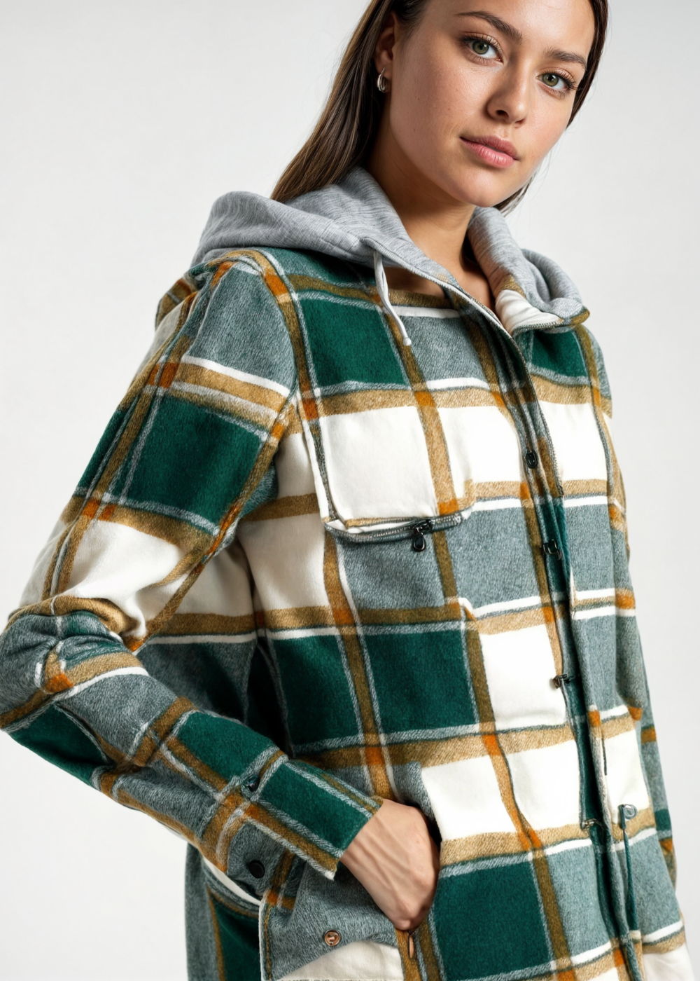 Evelyn | Hooded Coat