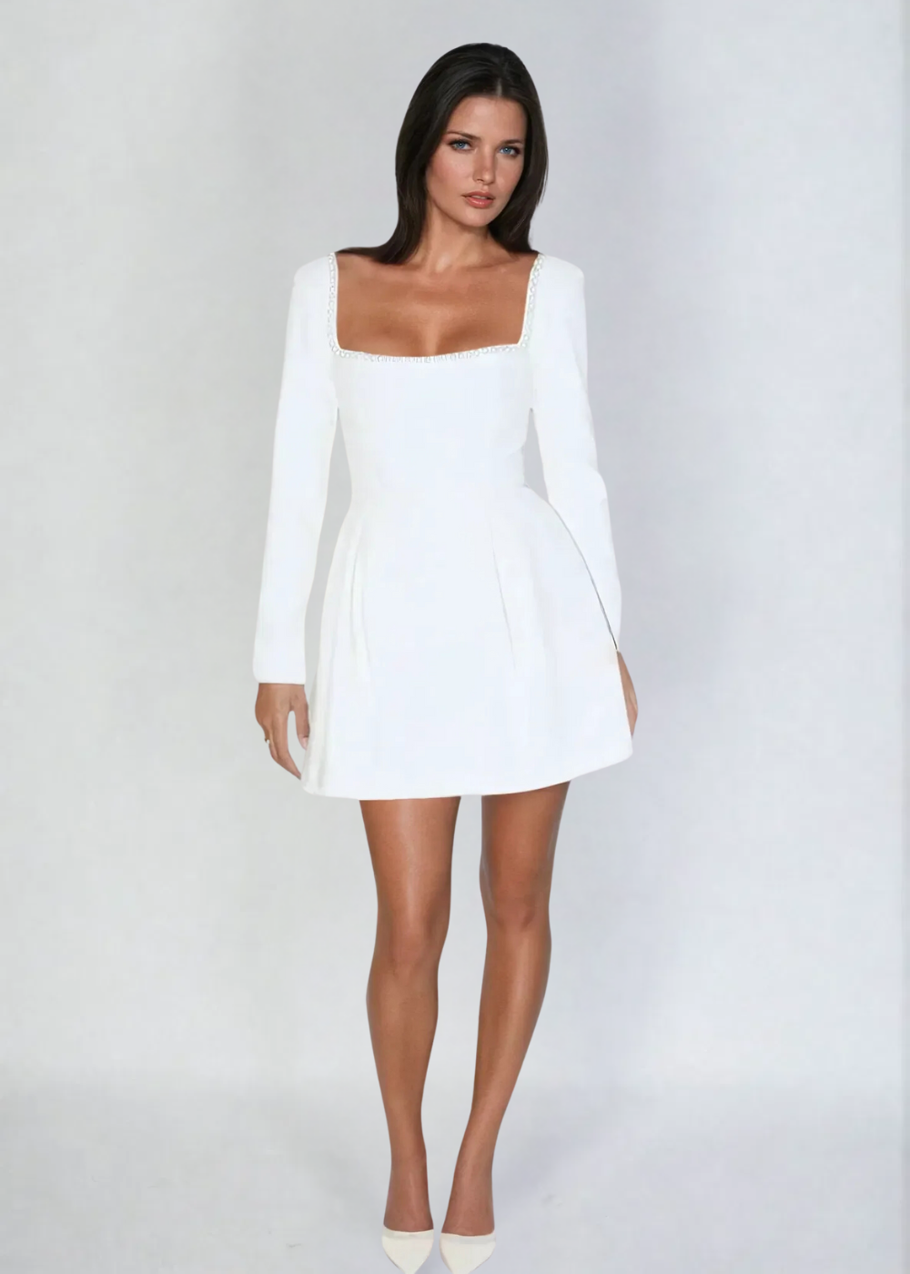 Celeste | Pearl Mini Dress