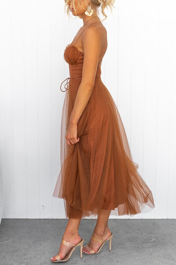 Elsie | Women’s Elegant Flowy Maxi Dress with Sleeveless Design and Lightweight Chiffon
