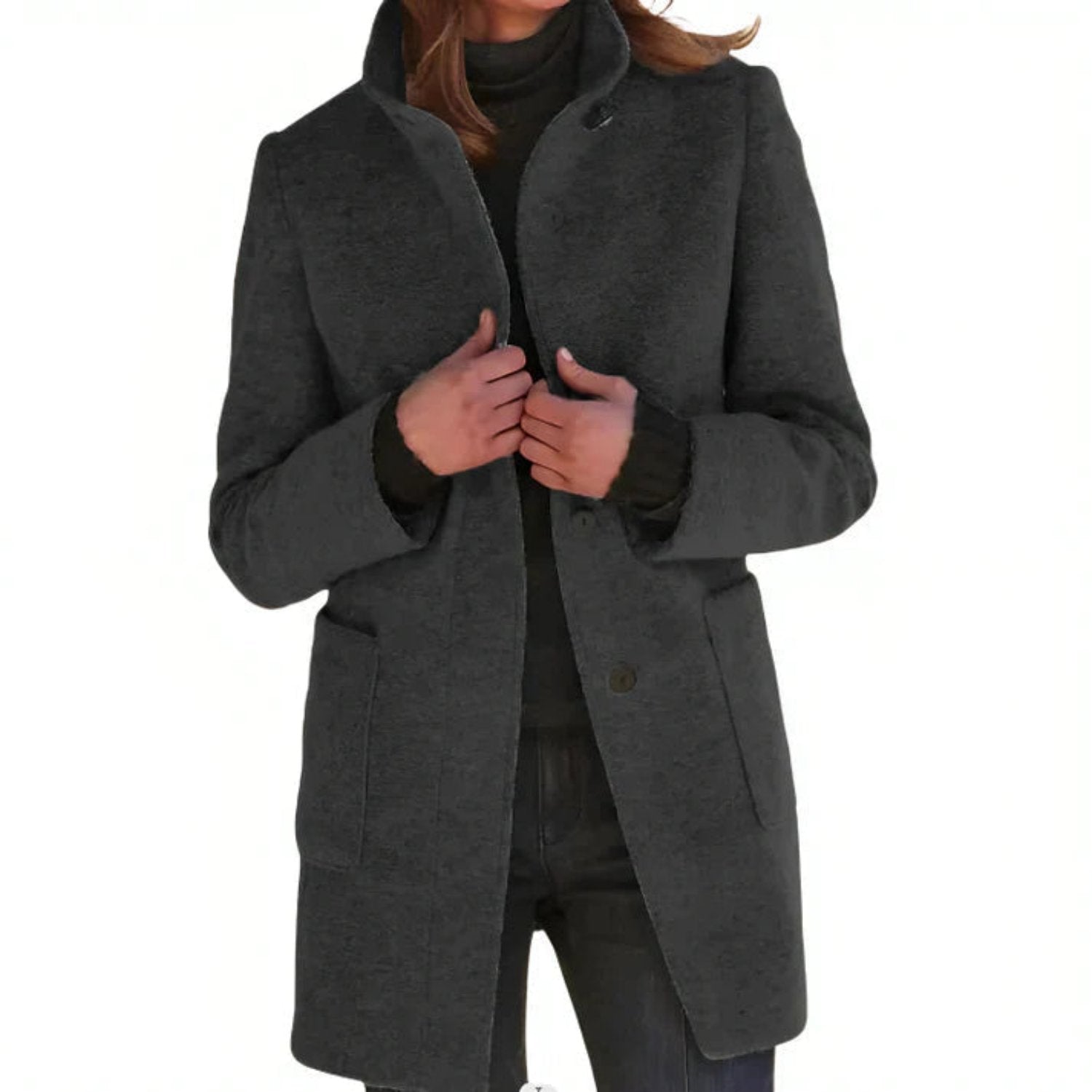 Francesca | Women’s Elegant Shoulder Coat with Chic London Flair