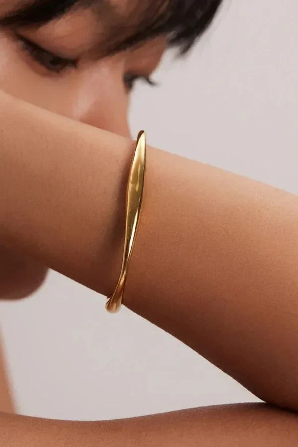 Georgie | Gold Bangle Elegant Jewelry Bracelet