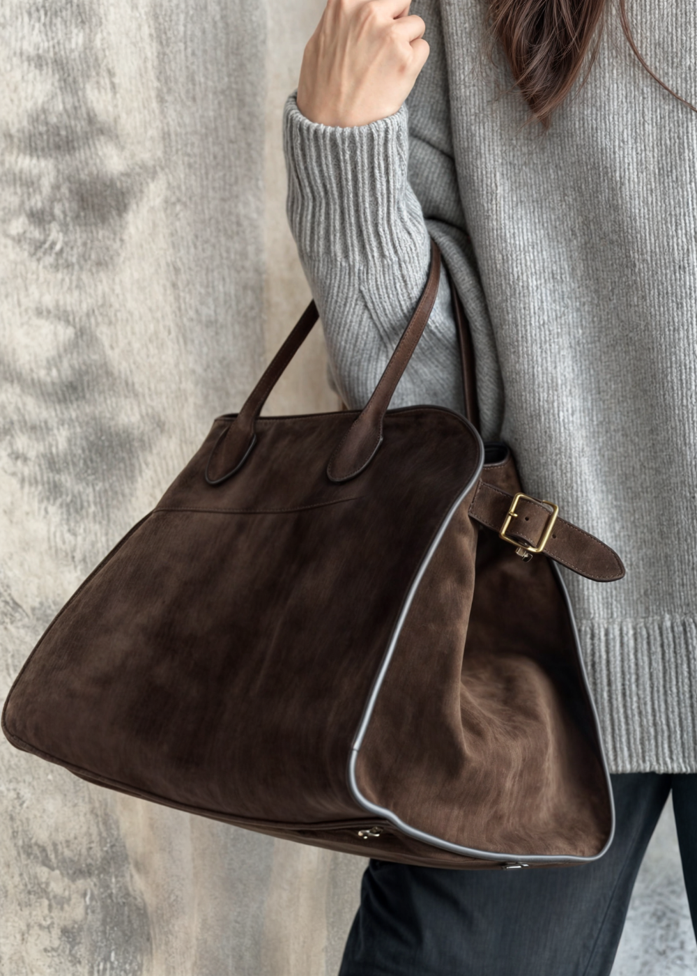 Auréra | Suede Shoulder Bag BB