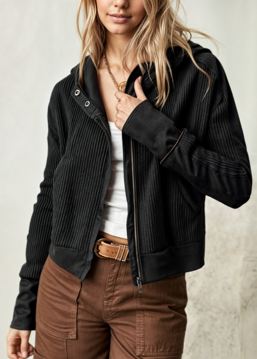 Ava | Cropped Hoodie