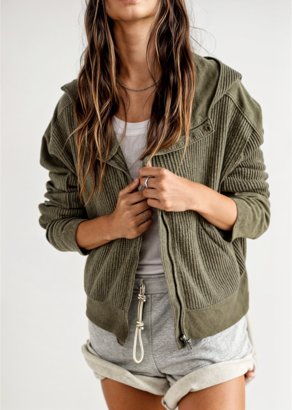 Ava | Cropped Hoodie