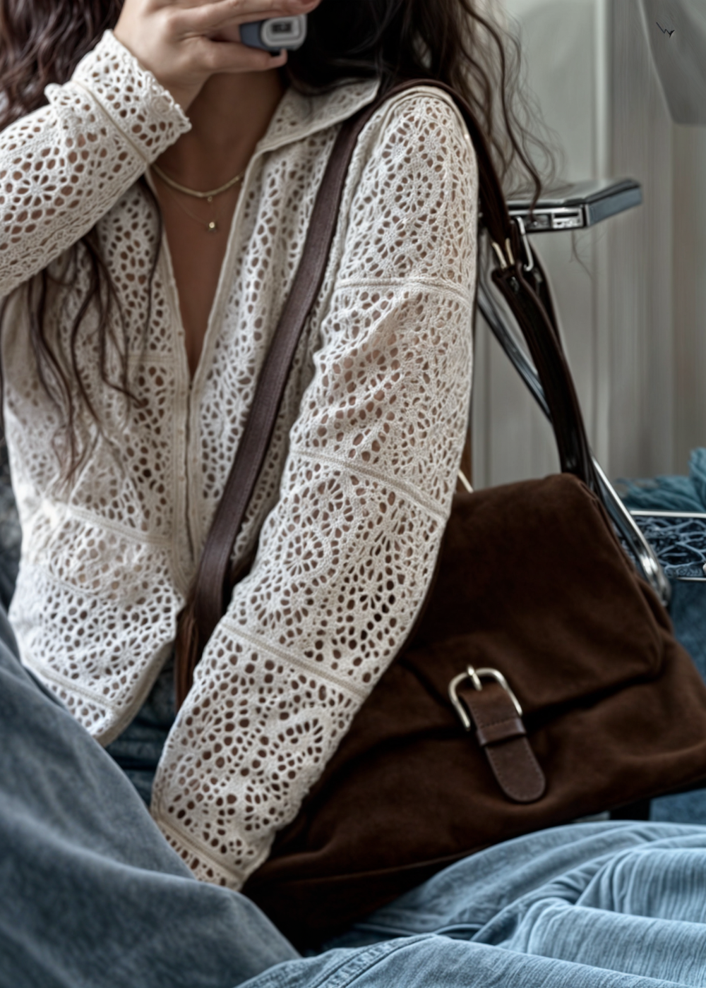 Ciel | Suede Crossbody MM