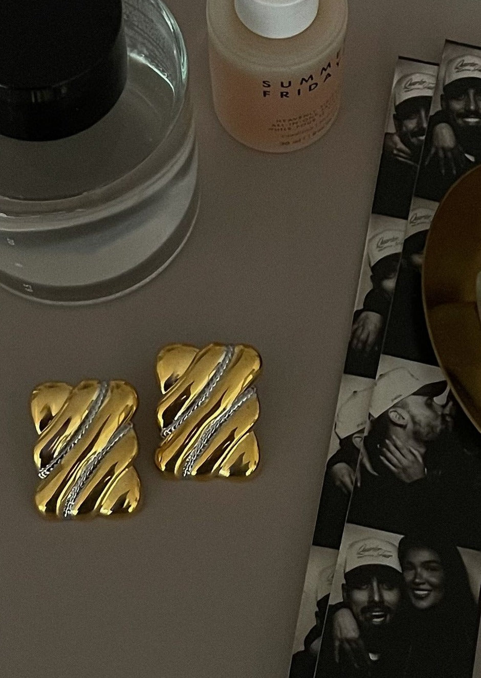 Freda | Leah Earrings Vintage-Inspired Bold Design