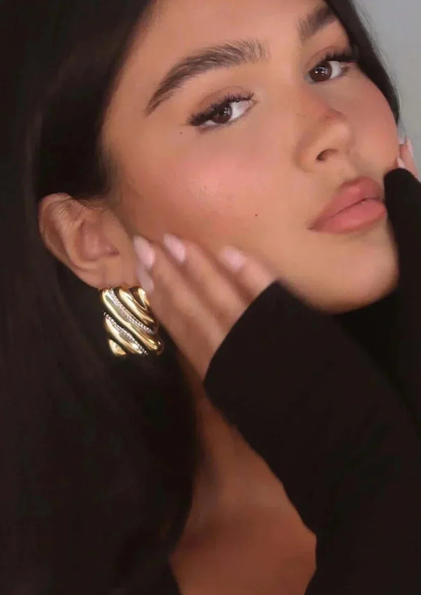 Freda | Leah Earrings Vintage-Inspired Bold Design