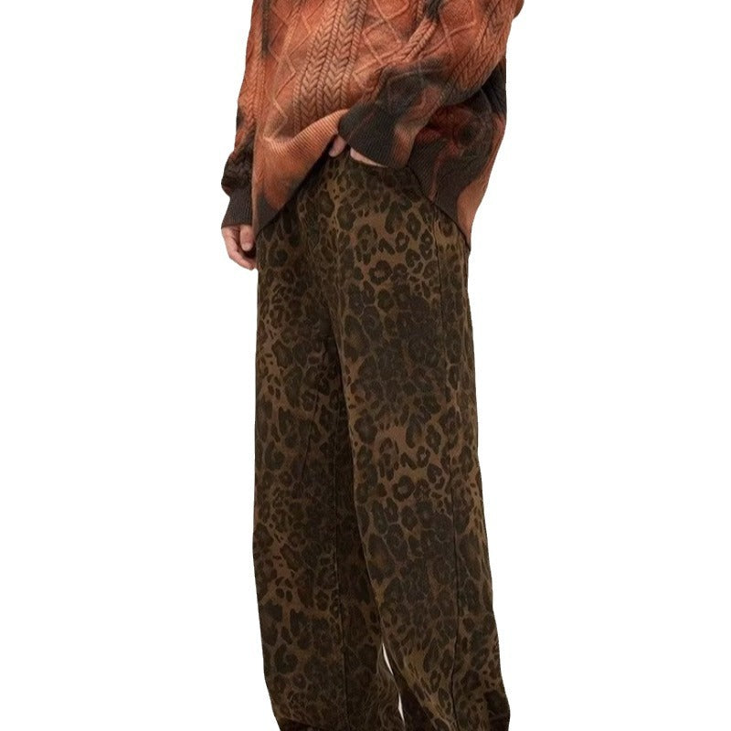 Natalie | Women’s Leopard Print Slim Fit Jeans with Stretch and Bold Style