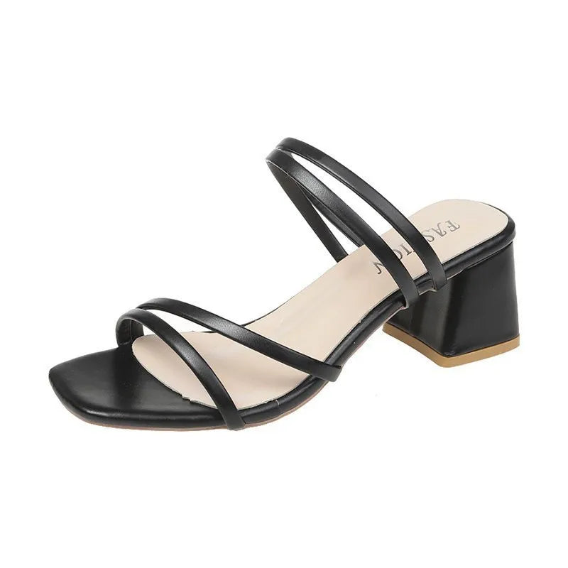 Karina | Strappy Block Heel Sandals