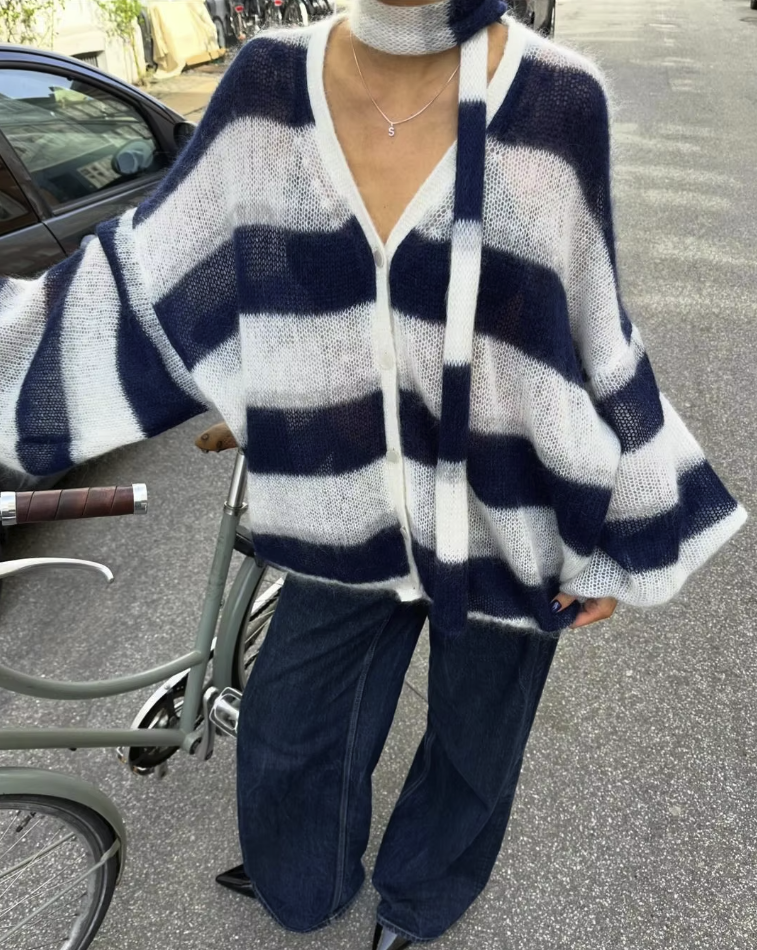 Luna | Cardigan & Scarf Set for Effortless Elegance