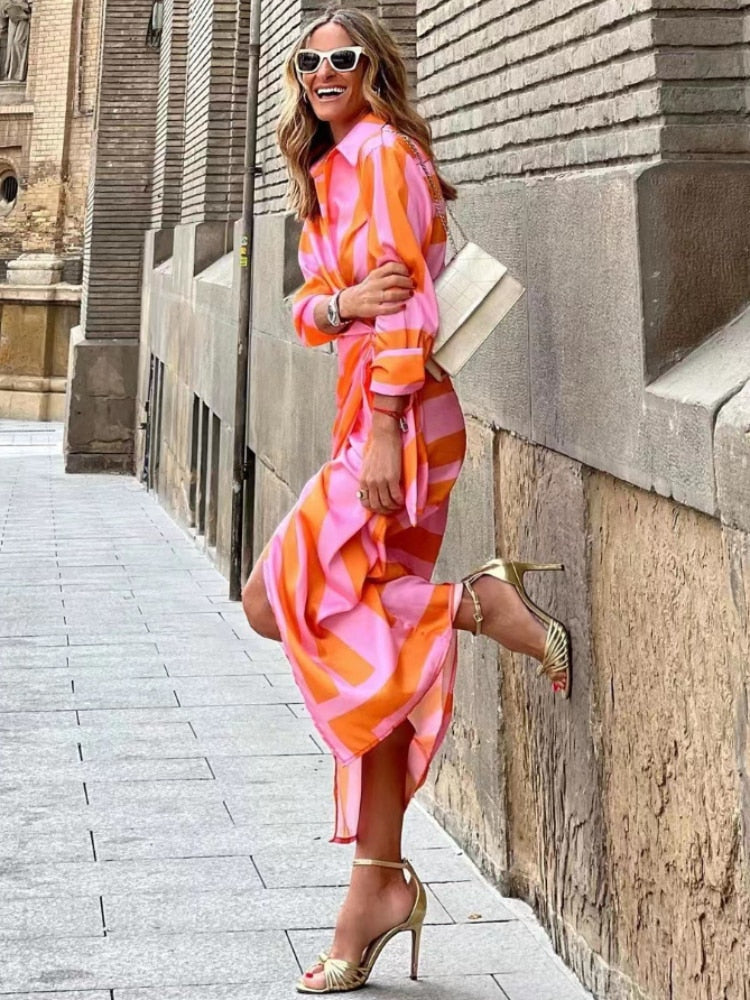 Lily | Women’s Bold Summer Dress with Vibrant Color and Effortless Silhouette