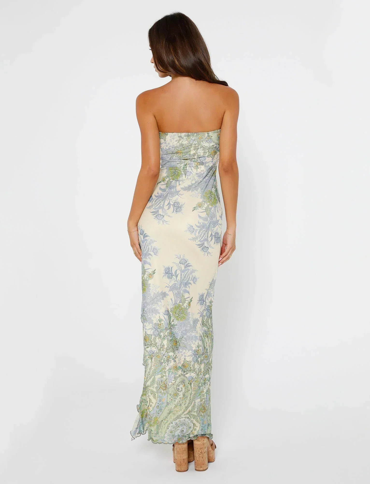 Ophelia | Women’s Floral Maxi Dress with Flowing Elegance