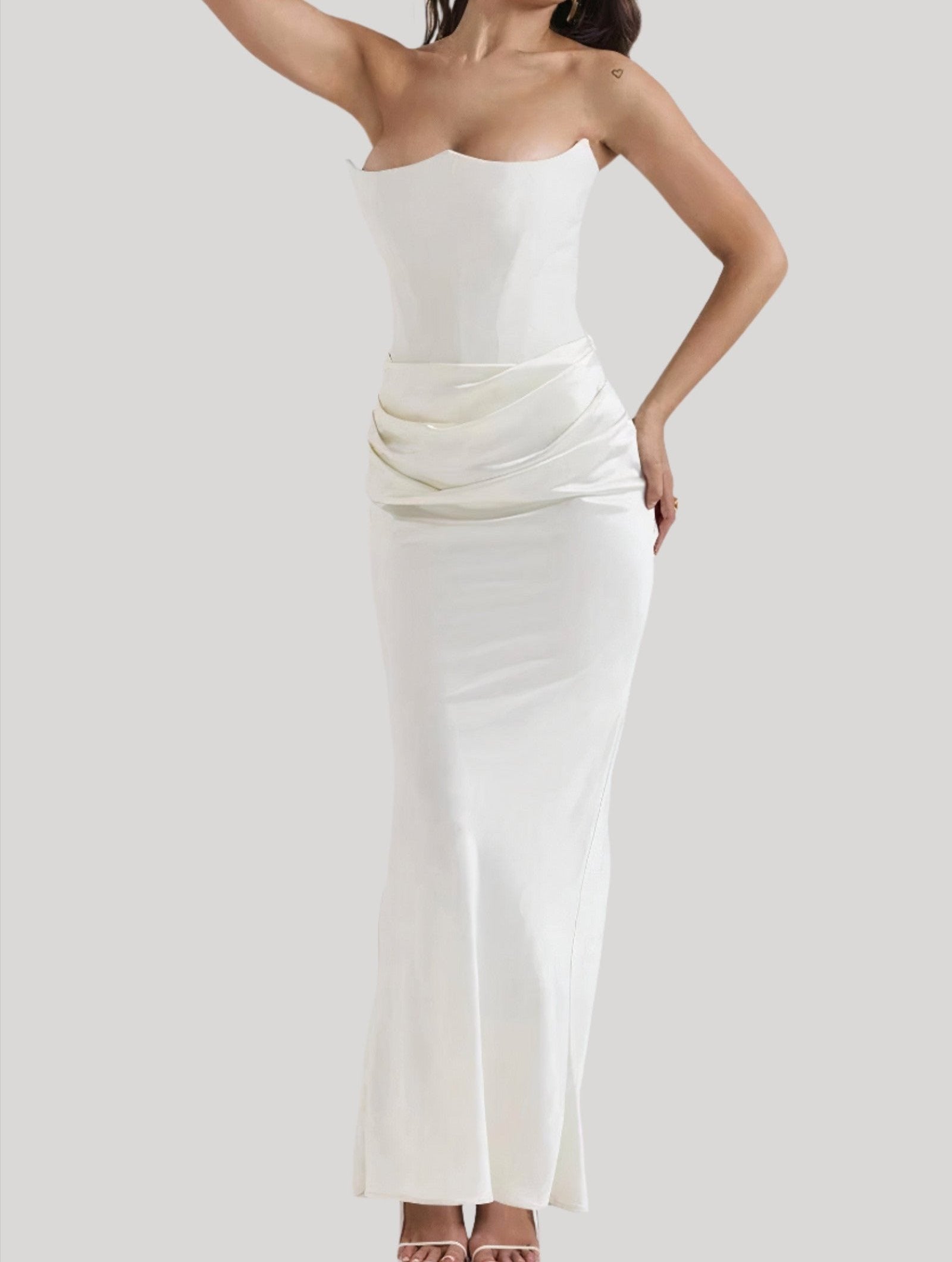 Victoria | Strapless Elegant Maxi Dress