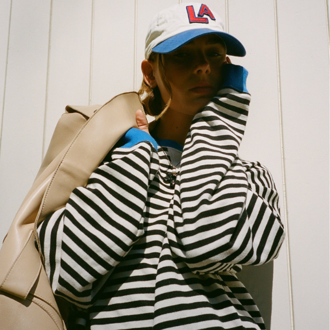 Zyra | Oversized Striped Sweater