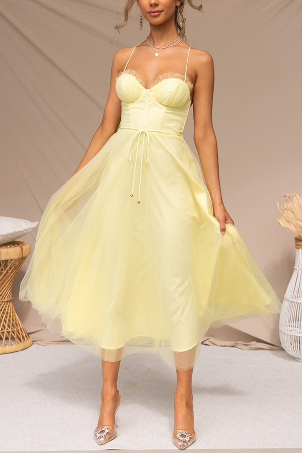 Elsie | Women’s Elegant Flowy Maxi Dress with Sleeveless Design and Lightweight Chiffon