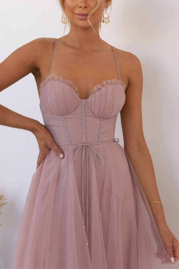 Elsie | Women’s Elegant Flowy Maxi Dress with Sleeveless Design and Lightweight Chiffon