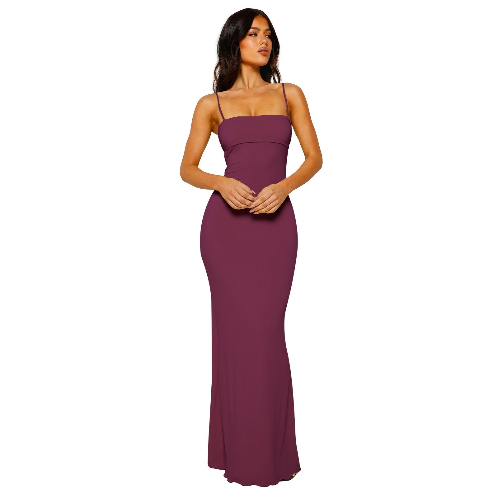 Ava | Women’s Backless Bodycon Maxi Dress for Elegant Evening Occasions