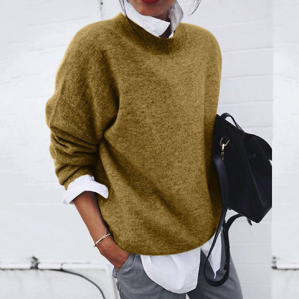 Rose | Women’s V-Neck Casual Knitted Cashmere Sweater