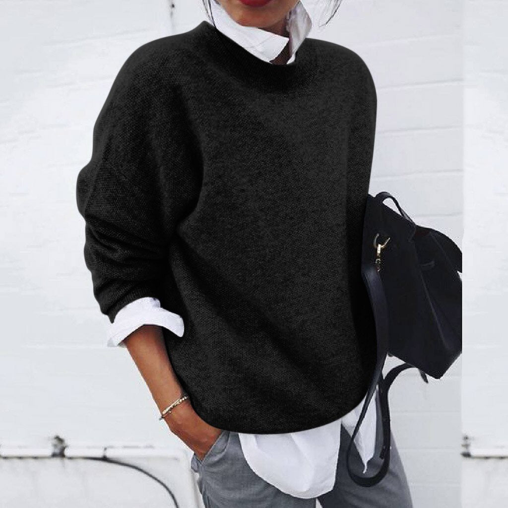 Rose | Women’s V-Neck Casual Knitted Cashmere Sweater
