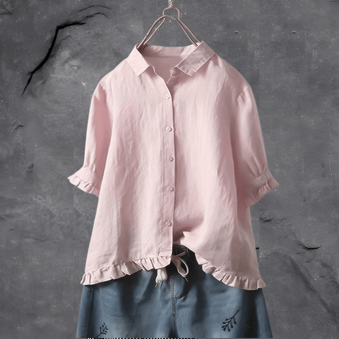 Scarlett | Women’s Elegant Long-Sleeve Shirt with Streamlined Fit and Lightweight Fabric
