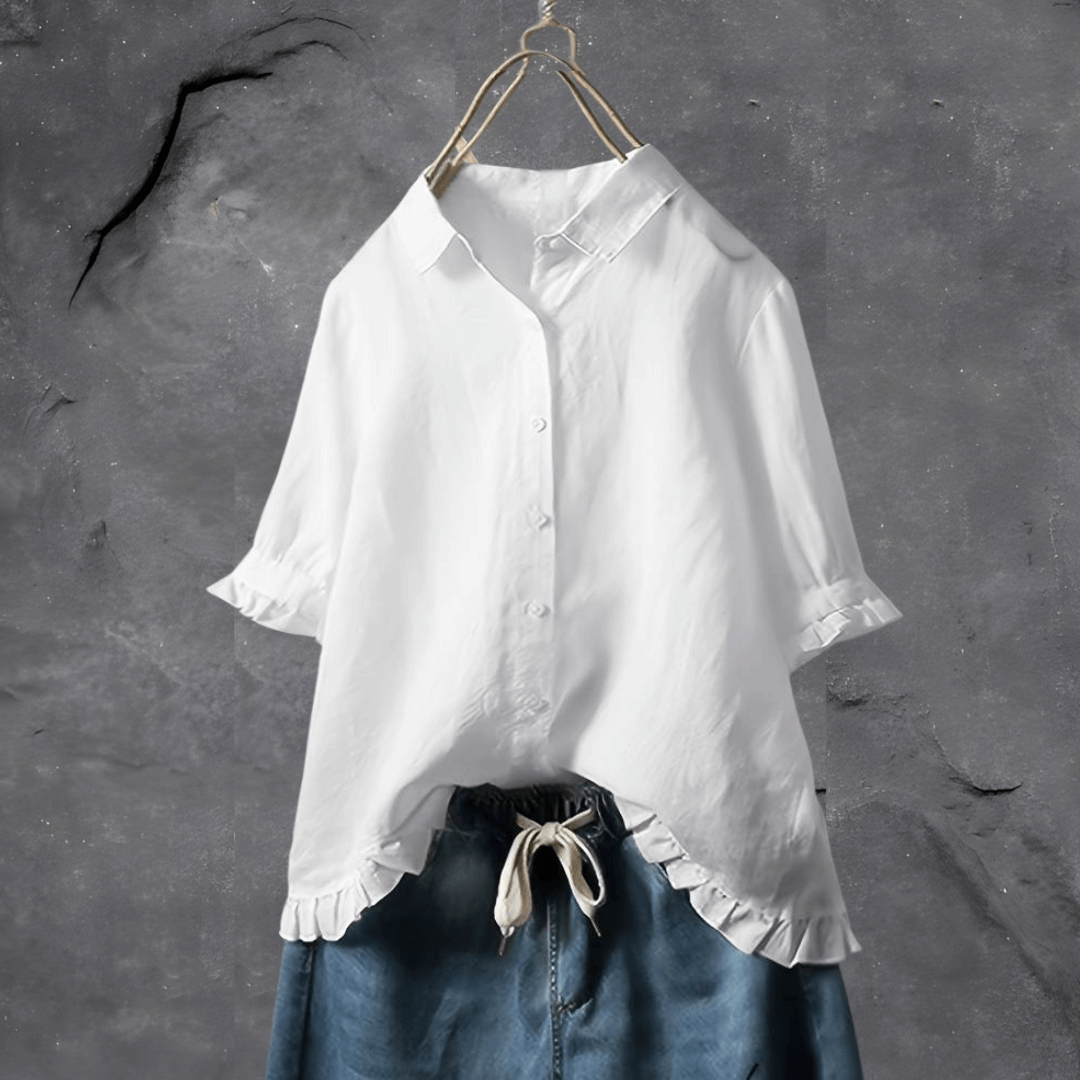 Scarlett | Women’s Elegant Long-Sleeve Shirt with Streamlined Fit and Lightweight Fabric