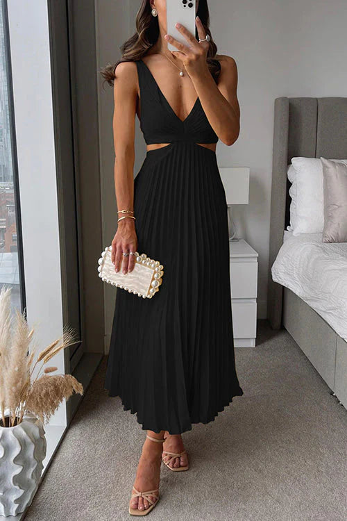 Nikki | Women’s Pleated Layered Evening Dress