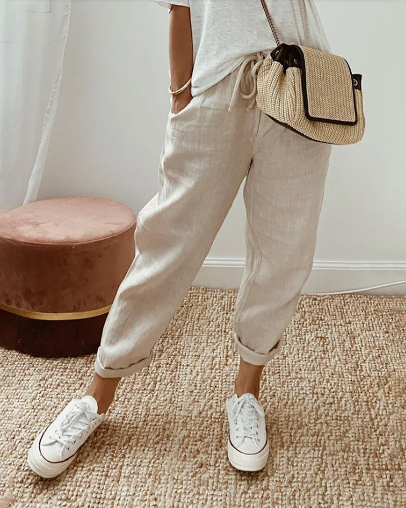 Maeve | Women’s Anti-Sweat Wide-Leg Pants with High Waist & Breathable Comfort