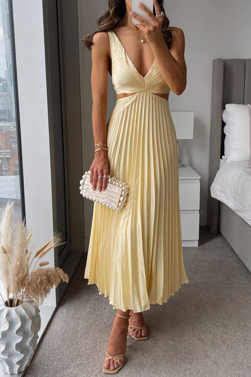 Nikki | Women’s Pleated Layered Evening Dress