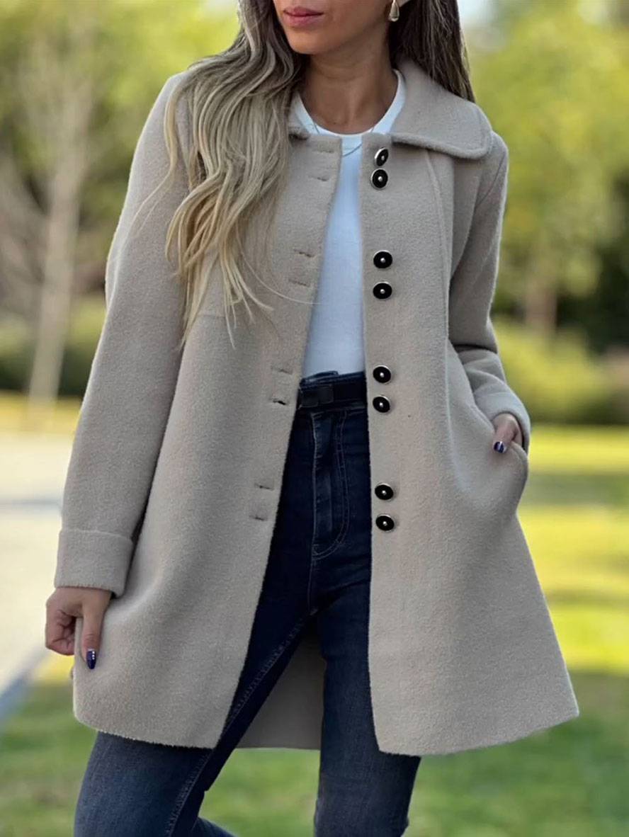 Eloise | Elegant A-Line Winter Coat