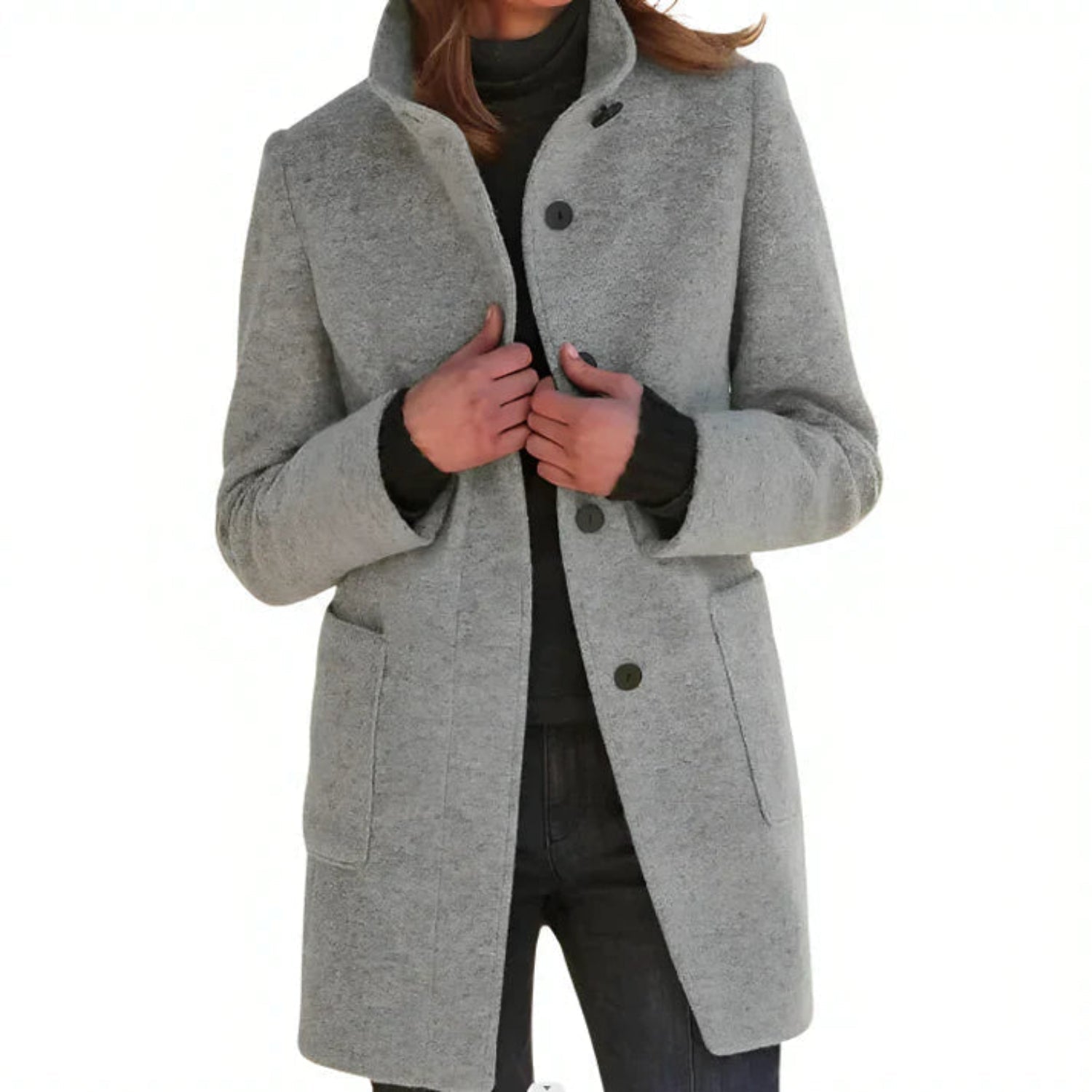 Francesca | Women’s Elegant Shoulder Coat with Chic London Flair