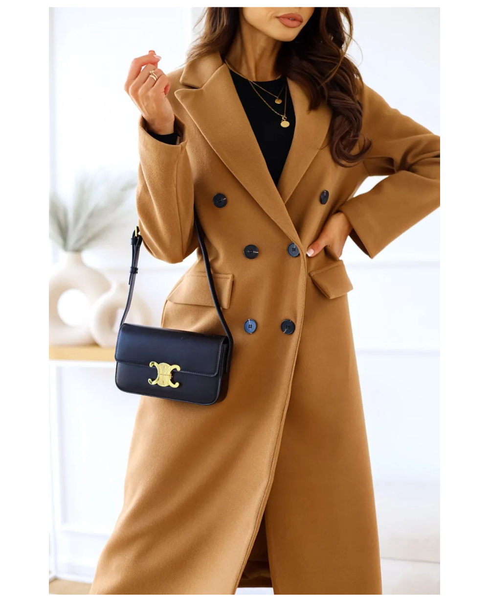 Maddison | Women’s Elegant Fitted Long Trench Coat
