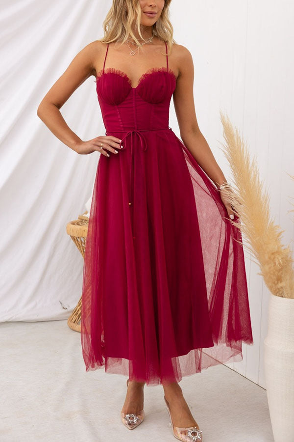 Elsie | Women’s Elegant Flowy Maxi Dress with Sleeveless Design and Lightweight Chiffon