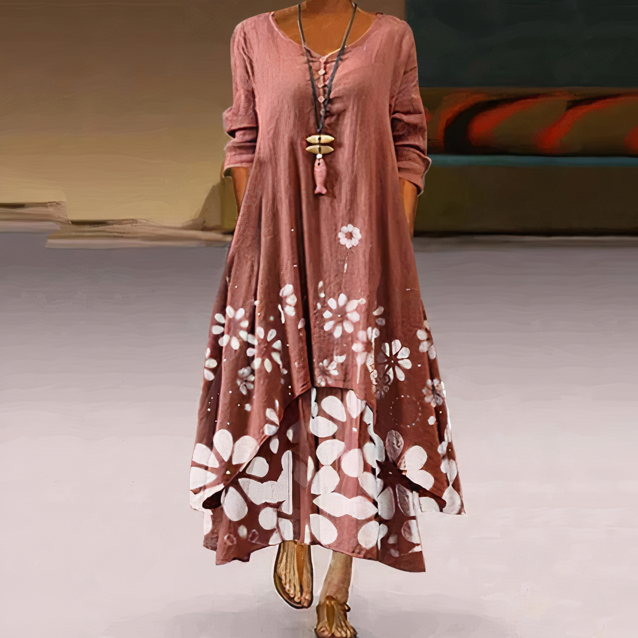Charlotte | Women’s Sustainable All-Season Dress with A-Line Silhouette