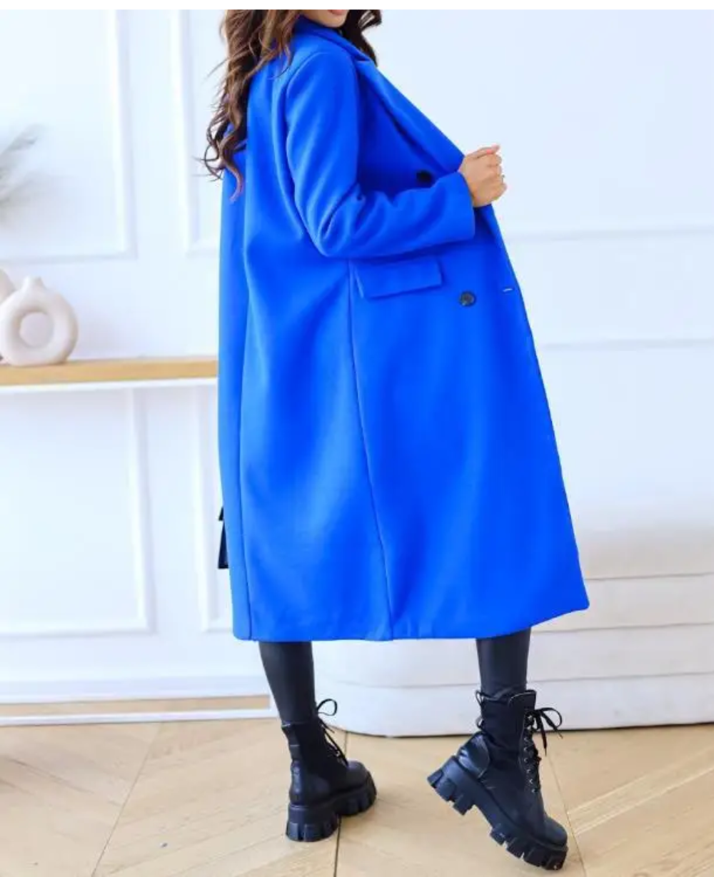 Maddison | Women’s Elegant Fitted Long Trench Coat
