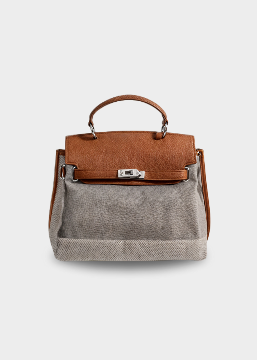 Caitlin | Cowhide Canvas Bag