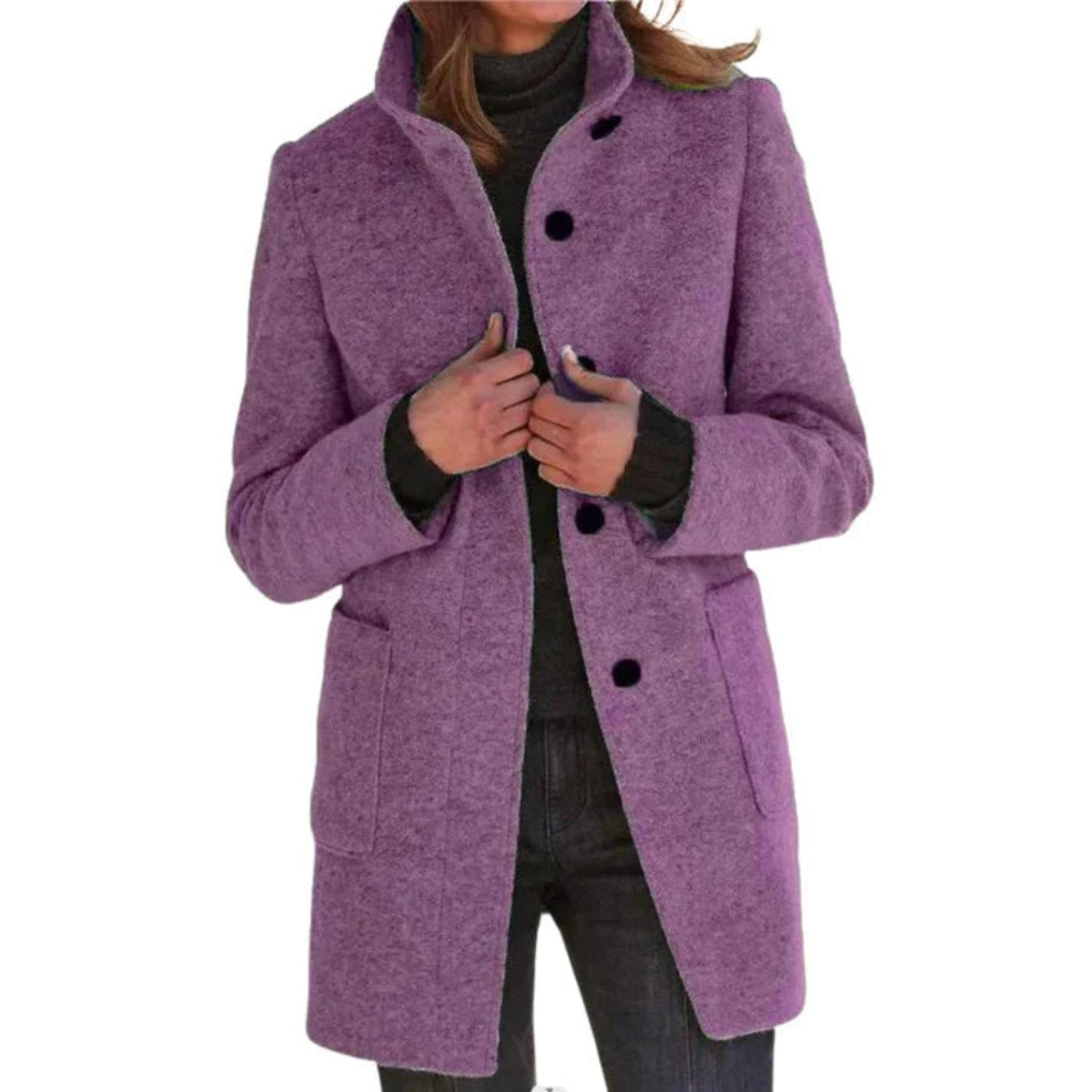 Francesca | Women’s Elegant Shoulder Coat with Chic London Flair