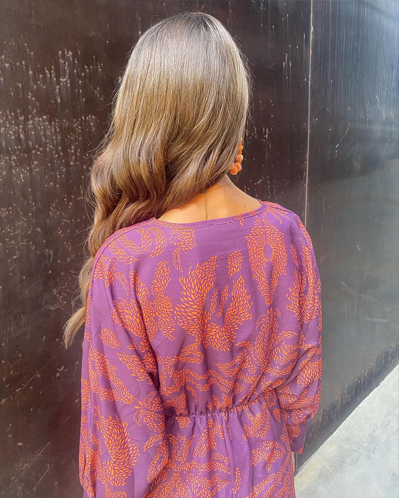 Bellarose | Women’s Boho Luxe Cotton‑Blend Wrap Maxi Dress