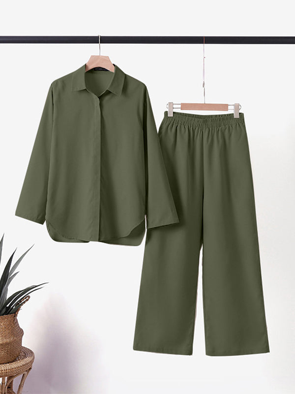 Lola | Women's Linen Relaxed Loungewear Set (Plus Size Available)
