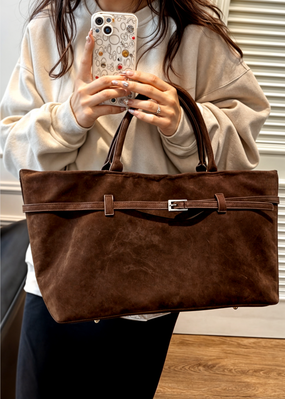 Celeste | Suede Bag BB