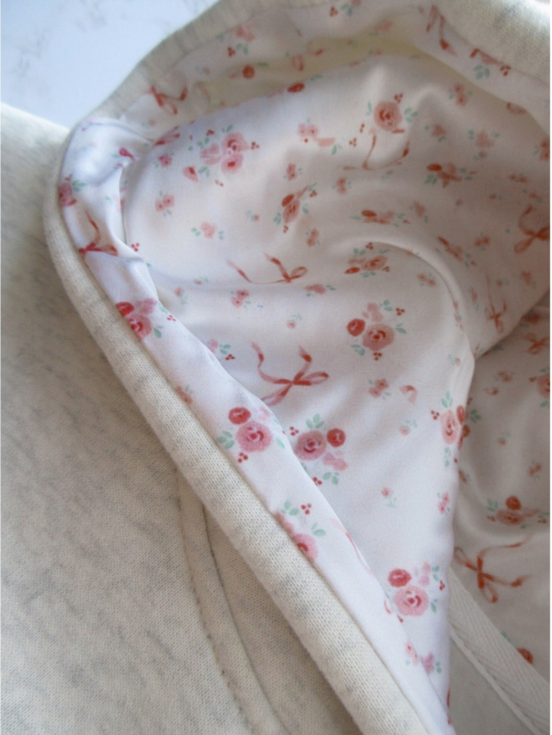 Arabella | Women’s Pullover Hoodie with Embroidered Bow Detail
