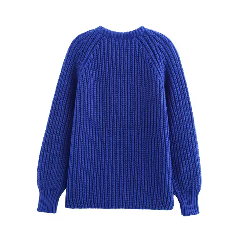 Peyton | Blue Knit Cardigan for Effortless Style