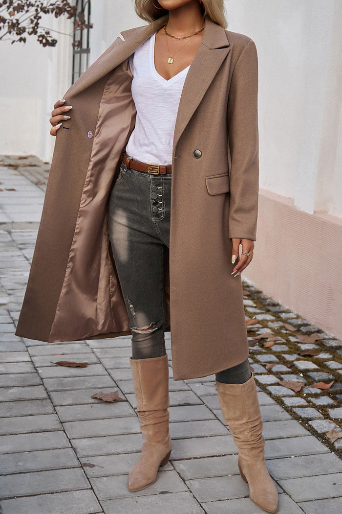 Harlow | Women’s Elegant Tailored Long Winter Coat