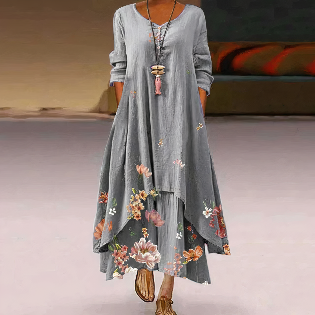 Charlotte | Women’s Sustainable All-Season Dress with A-Line Silhouette
