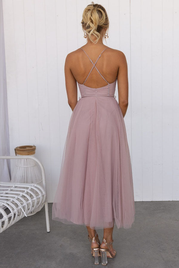 Elsie | Women’s Elegant Flowy Maxi Dress with Sleeveless Design and Lightweight Chiffon