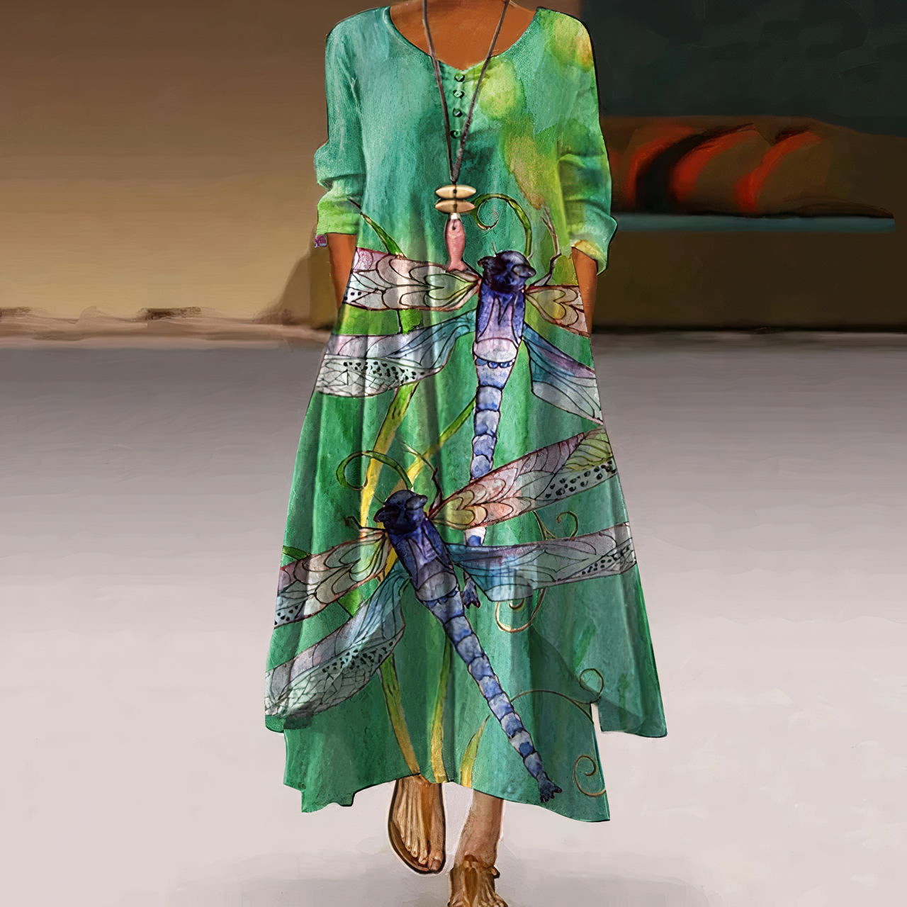 Charlotte | Women’s Sustainable All-Season Dress with A-Line Silhouette