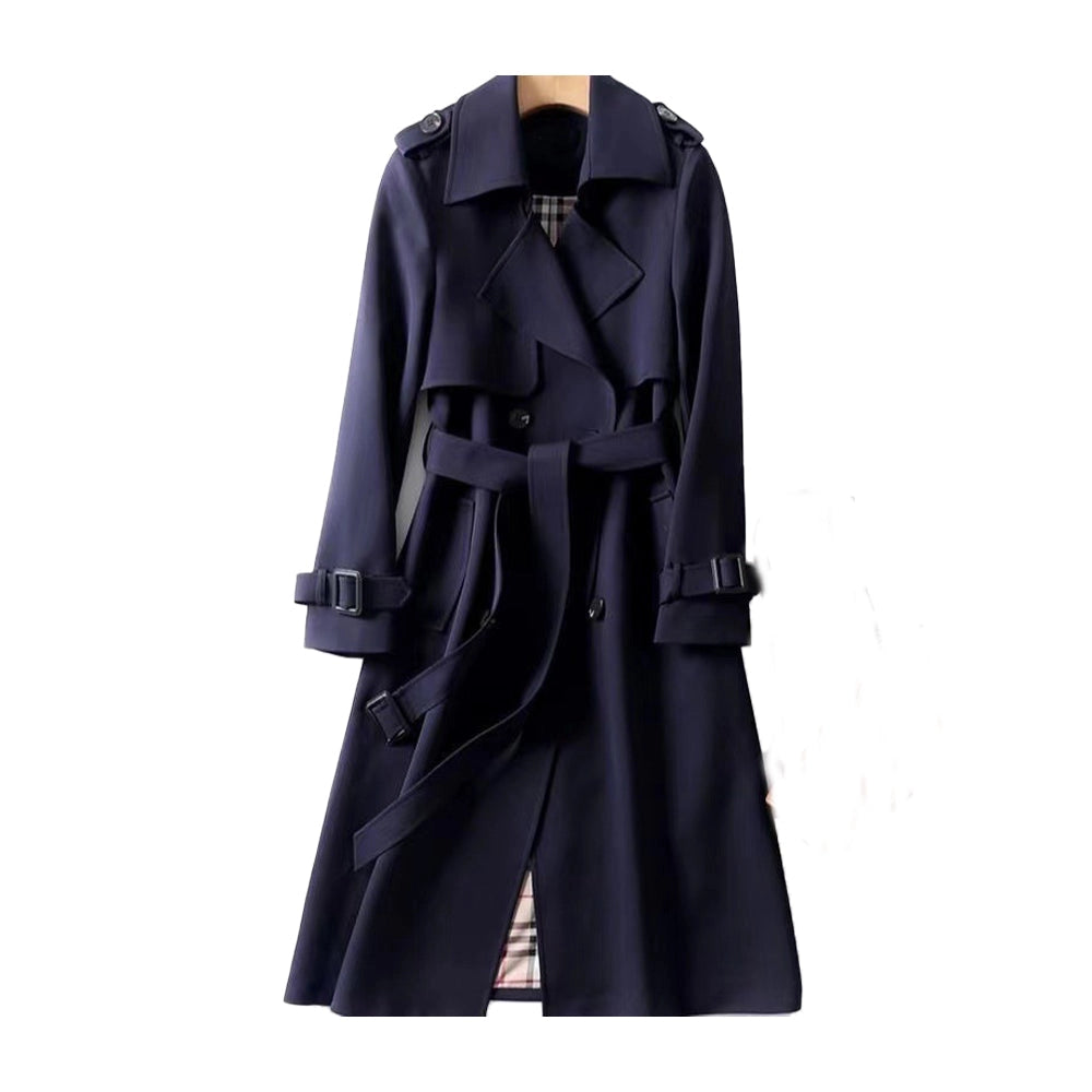 Heidi | Women’s Classic Double-Breasted Trench Coat with Adjustable Belt